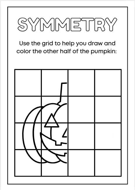 Symmetry drawing worksheet with butterfly and shape activities for preschool and kindergarten
