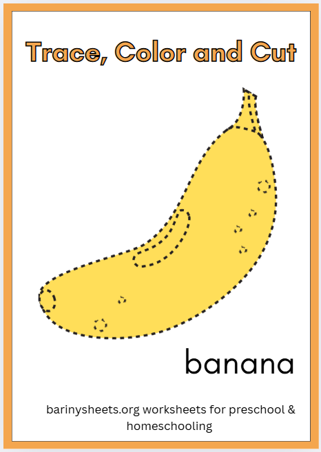 Color recognition worksheet for preschool and kindergarten learning activities