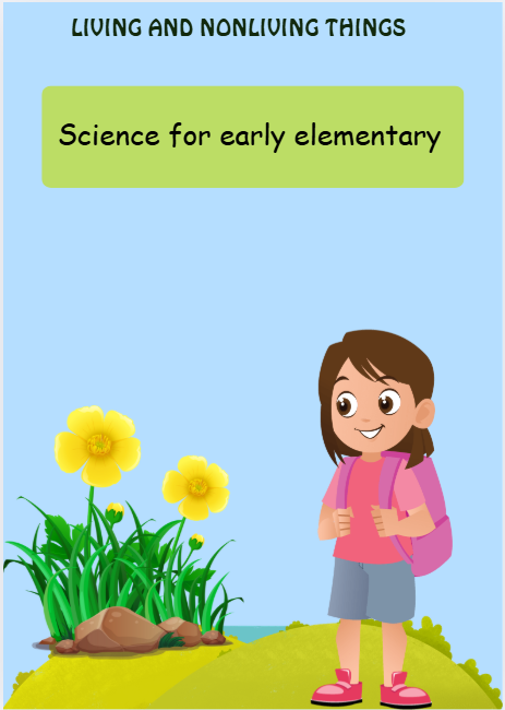 Living and non-living things sorting worksheet for preschool and kindergarten science
